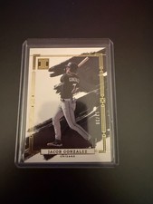 2024 Panini Impeccable Jacob Gonzalez #21 Gold /30