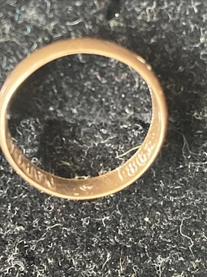 Bague Commémorative Napoléon 3 Empereur Datée 1863 - Photo 1/4