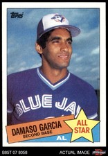 1985 Topps #702 Damaso Garcia All-Star Blue Jays 8 - NM/MT