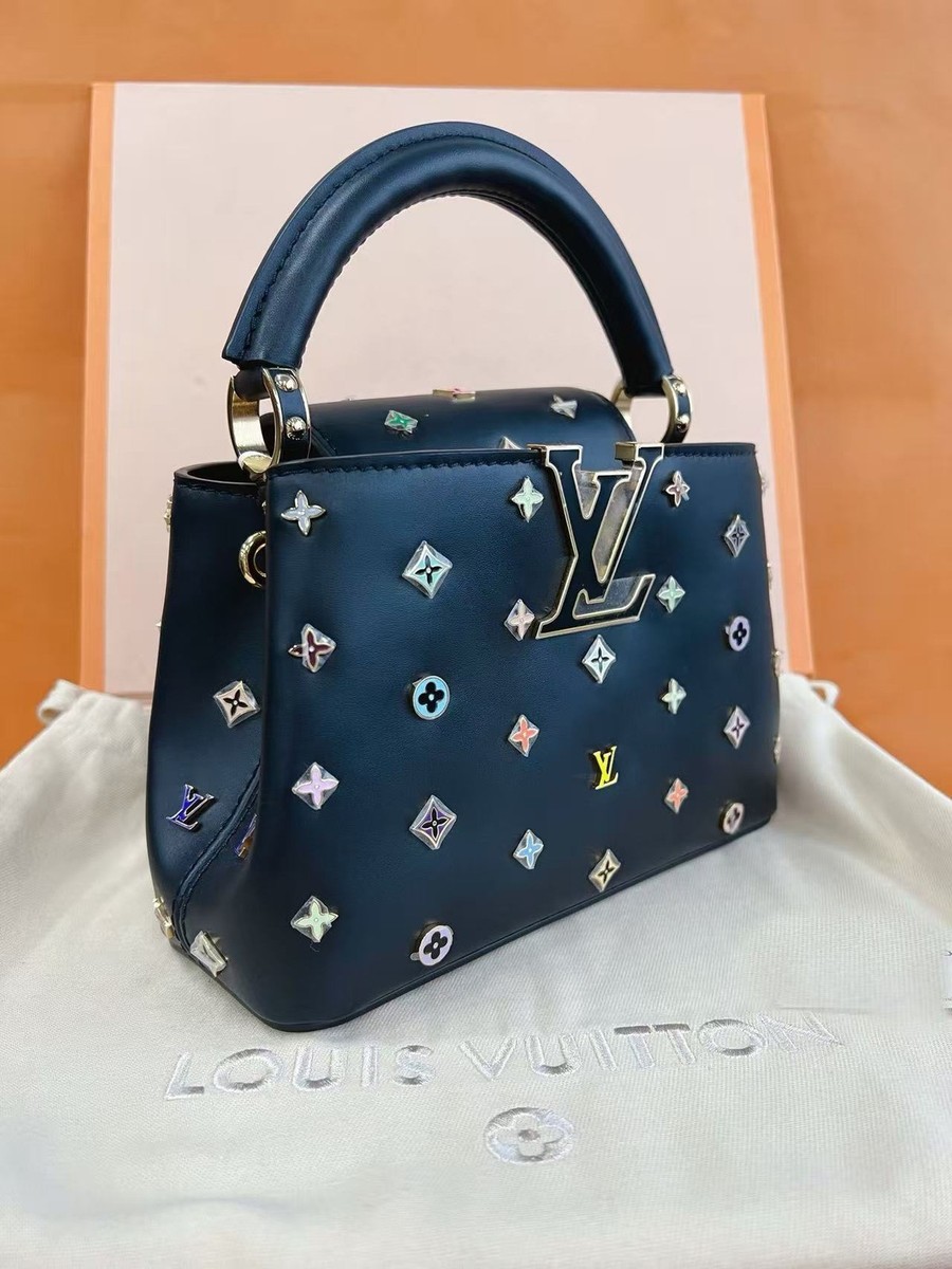 Louis Vuitton Takashi Murakami Capucines MINI black M27637 Genuine