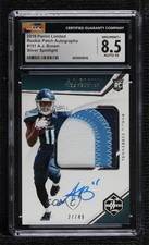 2019 Panini Limited Silver Spotlight 27/49 AJ Brown #151 CGC 8.5 Patch Auto 5f2