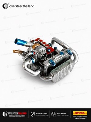 1:64 Turbo Engine Motor Miniature for Hot Wheels Matchbox Majorette - TB07