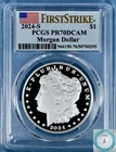 2024-S $1 Morgan Silver Dollar PCGS PR70DCAM - First Strike Flag Label