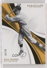 2017 Panini Immaculate 36/99 Paul Waner #16 HOF fm0