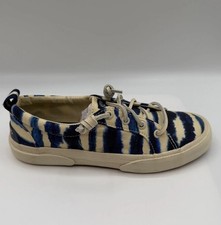 Sperry Pier Wave LTT Sneakers Women's 5, EU: 35, Navy Tie Dye Canvas STS87259