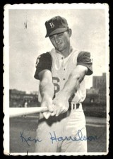 1969 Topps Deckle Edge #3 KEN HARRELSON   VG-VGEX (Wrinkle)