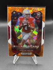 2021 Panini Prizm Draft Picks - All-American Justin Fields Orange Ice Prizm (RC)