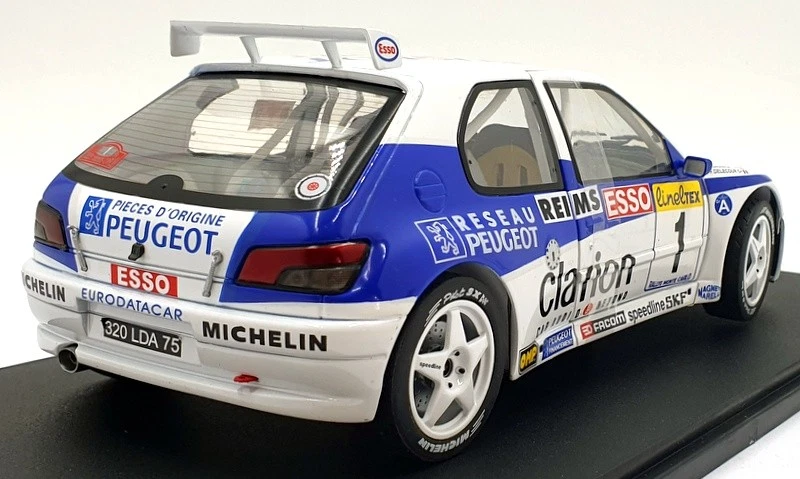Solido escala 1/18 S1808305 - Peugeot 306 Maxi - Rally MC 96 Delecour/Sauvage #1 Foto 2 de 4
