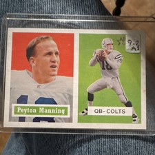 Topps 2002 Heritage Peyton Manning #86 Indianapolis Colts Football Card