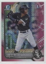 2022 Bowman Mega Box Fuchsia Mojo Refractor 114/199 Misael Gonzalez #BCP-4 03o8