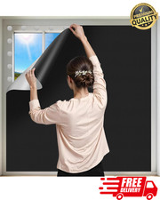 Portable Blackout Curtains Adhesive No Drill Thermal Window Shade