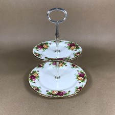 Royal Albert Old Country Roses Replacement 2 Tier Cake Stand 1st Quality