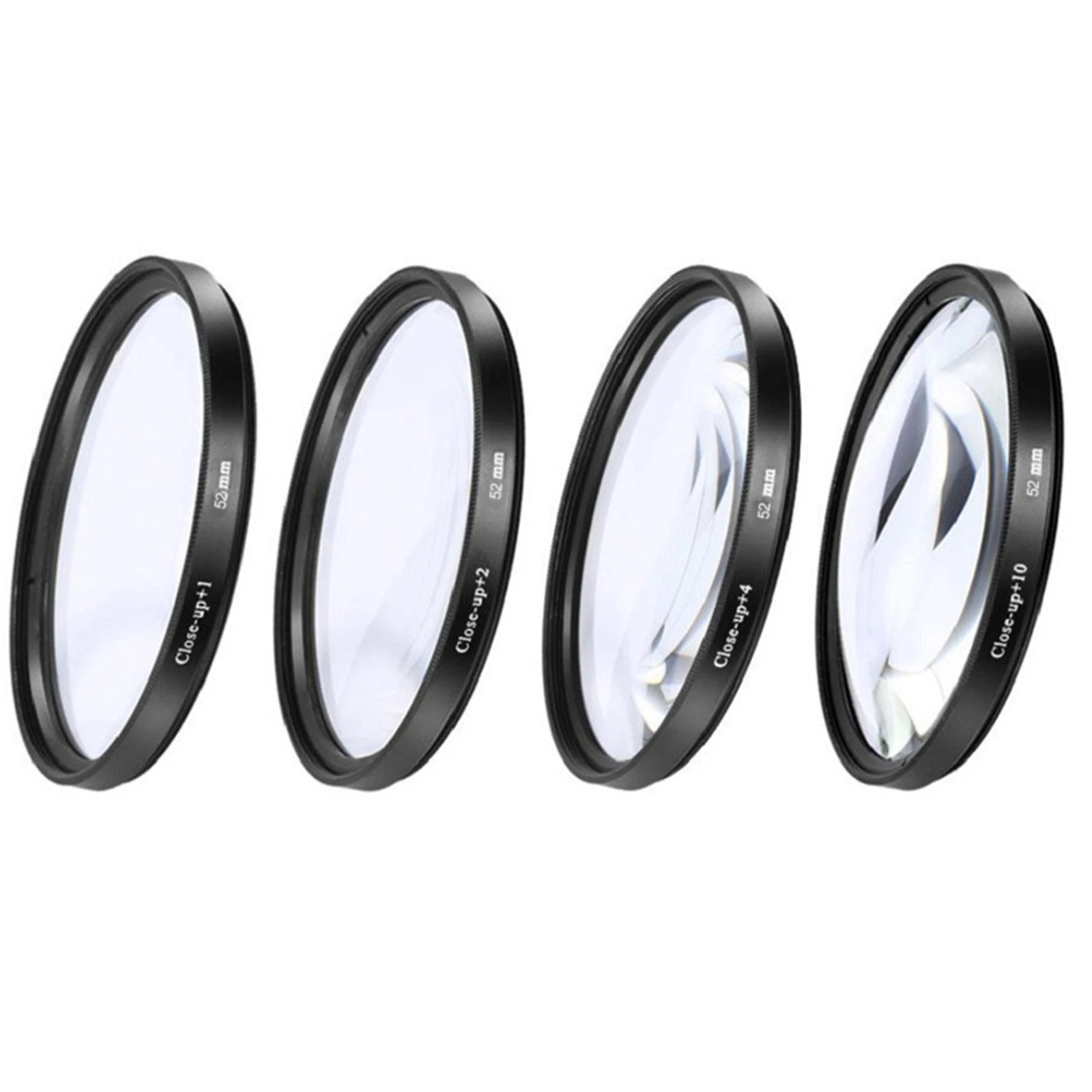 49/52/55/58/62/67/72/77mm +1+2+4+10 Close Up Macro Lens Aluminum Filter Kit