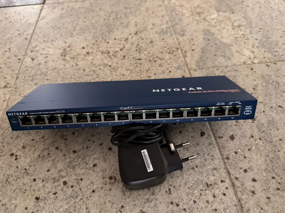 NETGEAR ProSafe GS116GE 16-Port Gigabit Switch