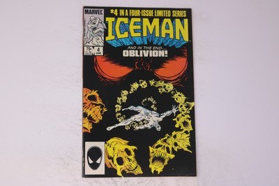 Iceman #4 1985 Newsstand Marvel Comic Book VF