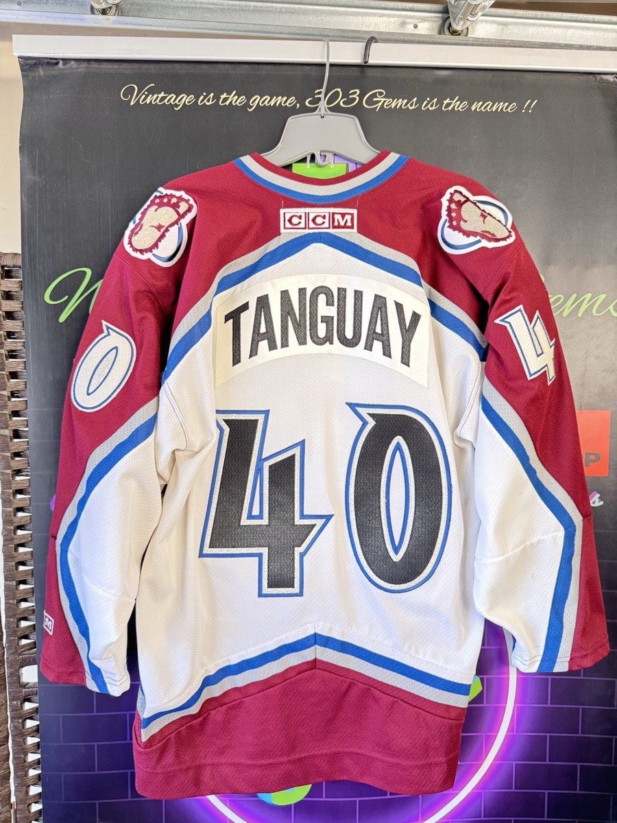 Vintage Authentic Alex Tanguay #40 Colorado Avalanche CCM NHL