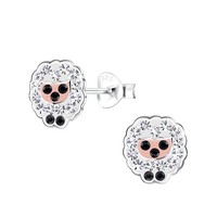 Schaf Ohrstecker Kinder Damen SchäFchen Ohrringe Sterling Silber 925 Geschenk