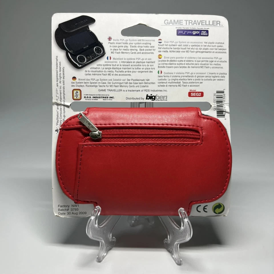 CUSTODIA SONY PSP GO PELLE - CASE PROTETTIVA PLAYSTATION PORTABLE ORIGINALE RARA - Immagine 2 di 4