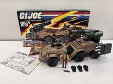 GI Joe Mean Dog w  Wildcard  BOX & Blueprints & Inserts Vintage 1988 Read