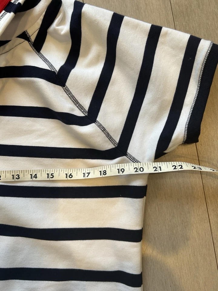 Ralph Lauren Active, Rojo, Blanco y Azul, Con Capucha, Sudadera, Vestido Talla XL Foto 4 de 4