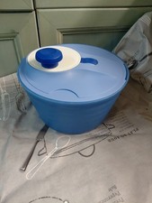 Tupperware Ancienne Essoreuse A Salade Bleu Vînuage 