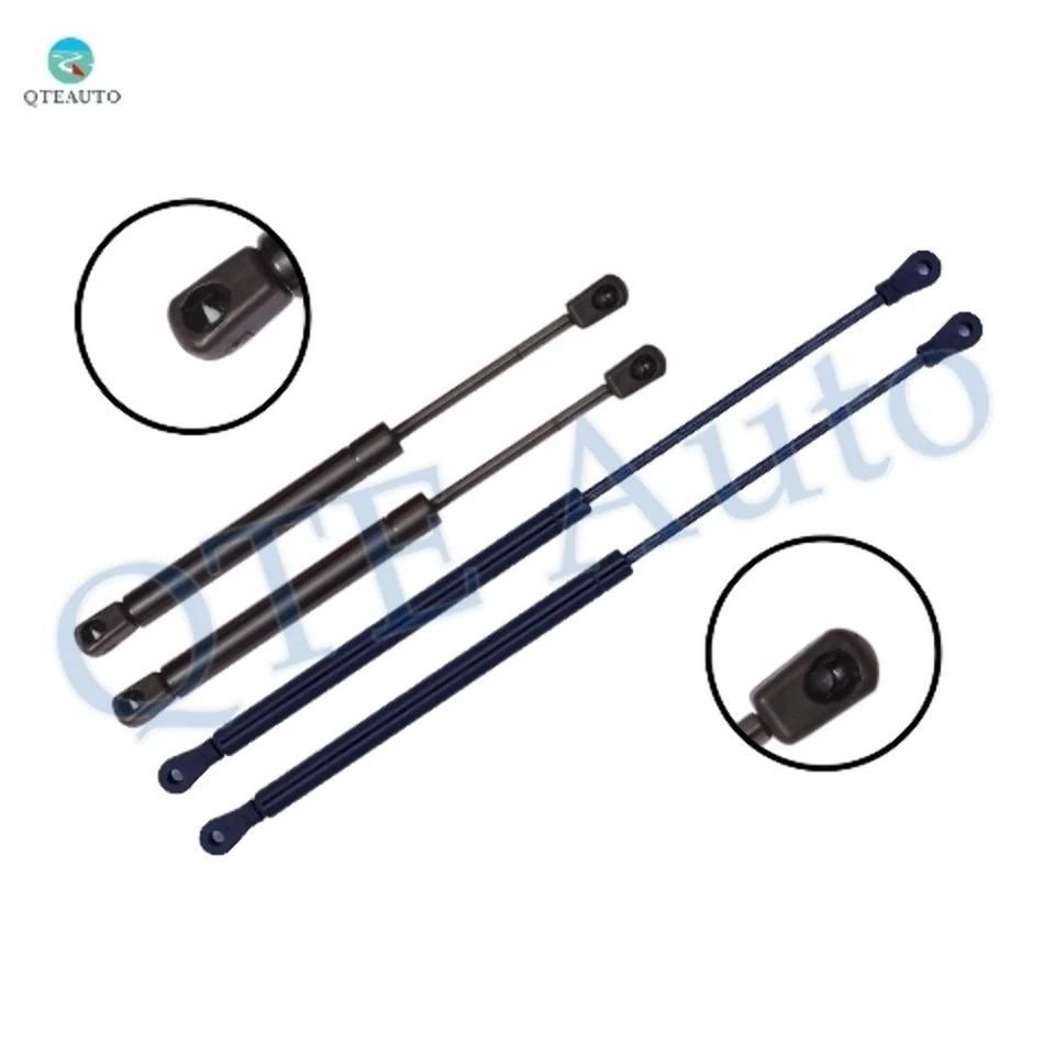 Juego de 4 soportes de elevación de tapa de maletero delantero-trasero para Audi A4 1996-2001 con alerón Foto 2 de 4