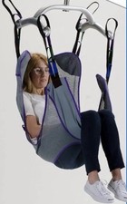 Patient Aid Full Body Mesh Lift Sling W/Commode Opening LARGE - 600 lb PA-115L