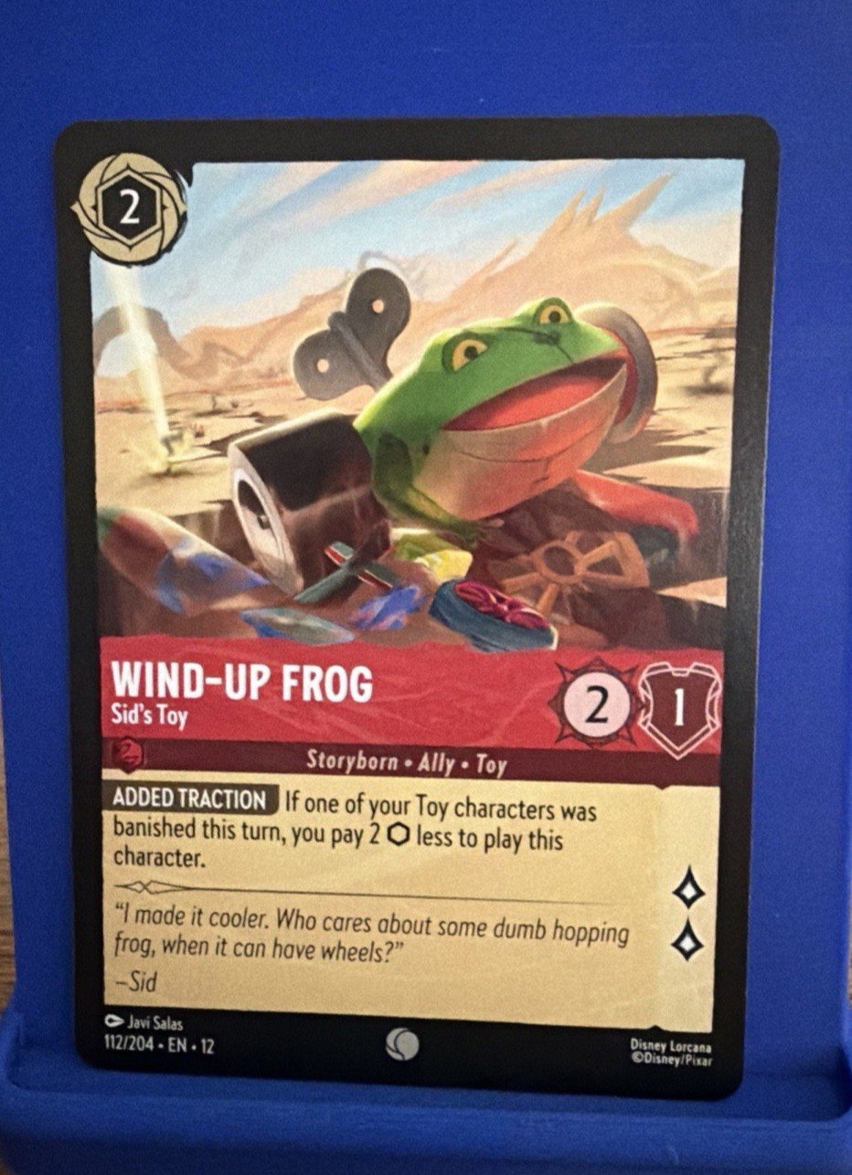 Wind-Up Frog - Sid's Toy 112/204 Common Wilds Unknown Lorcana Near Mint