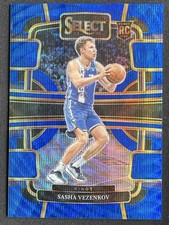 Sasha Vezenkov 2023-24 Panini Select Concourse Blue Prizm  RC /75 #74