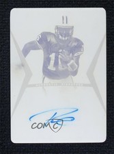 2012 Ultimate Leaf Draft Printing Plate Yellow 1/1 Russell Wilson #RW1 Auto uk2