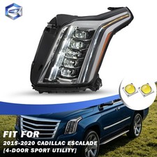 For Cadillac Escalade 2015-2020 Full Led Projector Headlight Lamp Driver Left Lh For Cadillac Escalade 2015-2020 Full Led Projector Headlight Lamp Driver Left Lh