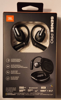 JBL Sense PRO Open Ear Design Headphones Bluetooth- Black