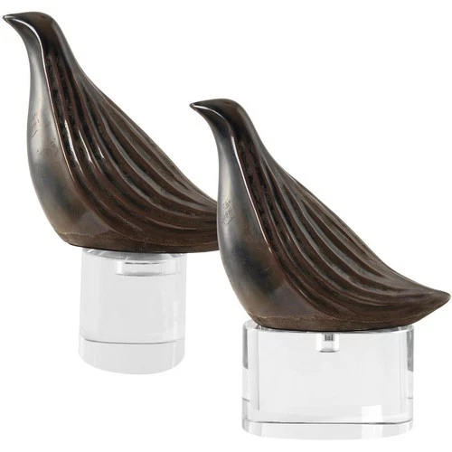 Uttermost 18144 Nesting Bird 9.5 X 7.5 inch Sculptures, Set of 2 - Picture 2 of 6