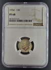 1956 Proof Roosevelt Dime 10C NGC PF 68