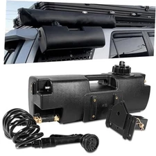 4.0 Gallon Self-Pressurized Water Tank for Camping Showers, Bumper Mount Bed 