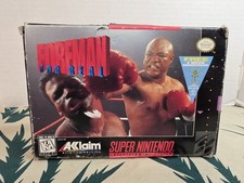 Foreman For Real SNES Authentic, Tested - Super Nintendo (CIB)