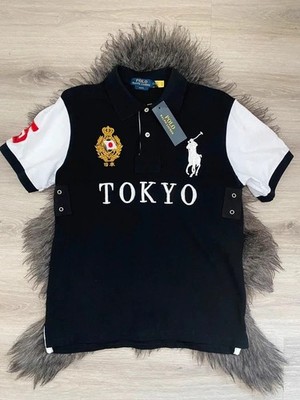 Polo Ralph Lauren Tokyo City Polo Mens M Chief Keef Style Rare Big Pony Sosa