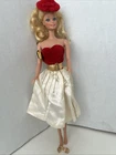 Vintage Silken Flame #977 Mattel Barbie Outfit + Clutch Purse + Belt +   No Doll