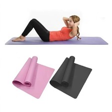 Thick Gym Exercise Mat Yoga Mat Pilates Workout Pad Non Slip Home Class Fitness
