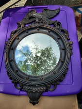 Vintage Dart Ind. 4007 Coppercraft Guild Poly Eagle Round Wall Mirror 1959 Usa Vintage Dart Ind. 4007 Coppercraft Guild Poly Eagle Round Wall Mirror 1959 Usa