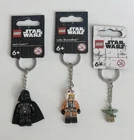 LEGO Star Wars Keychain Lot Darth Vader Luke Skywalker Grogu New ⭐