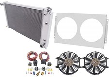 Champion Cooling Systems CC162K3 Aluminum Radiator System 1970-1985 GM Vehicles