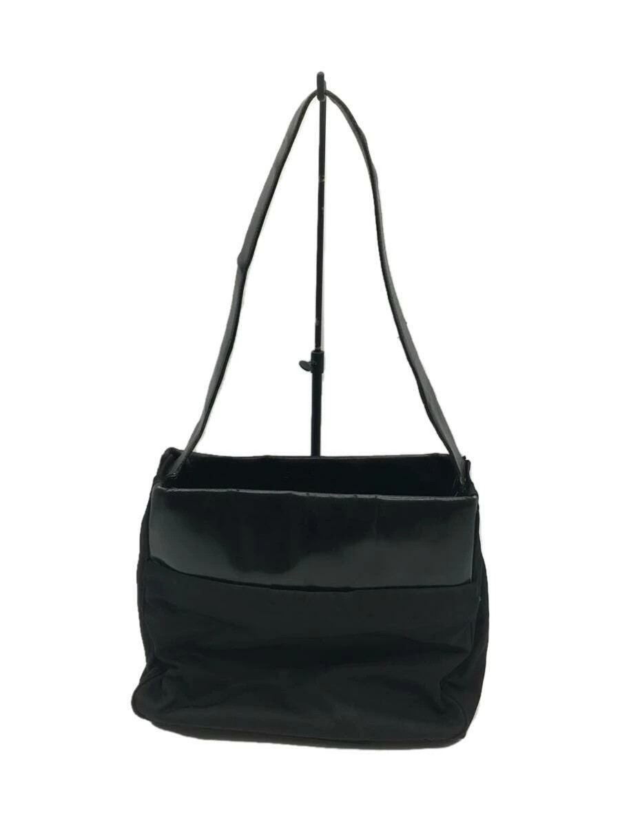 Used Prada Shoulder Bag/Nylon/Blk/Plain Bag