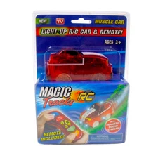 Magic Tracks Light-Up R/C Car & Remote "Muscle Car" Realistic Sound Effects New