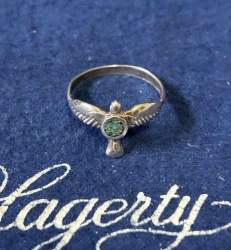 Vintage Native American Woman’s Sterling Silver Ring