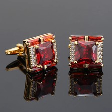 Cufflinks For Mens Shirts French Style Crystal