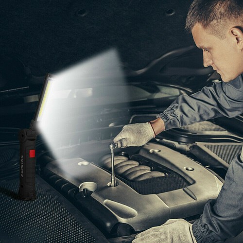 Magnetic USB Rechargeable COB LED Work Light Inspection Hand Torch Flashlight - Picture 5 of 17