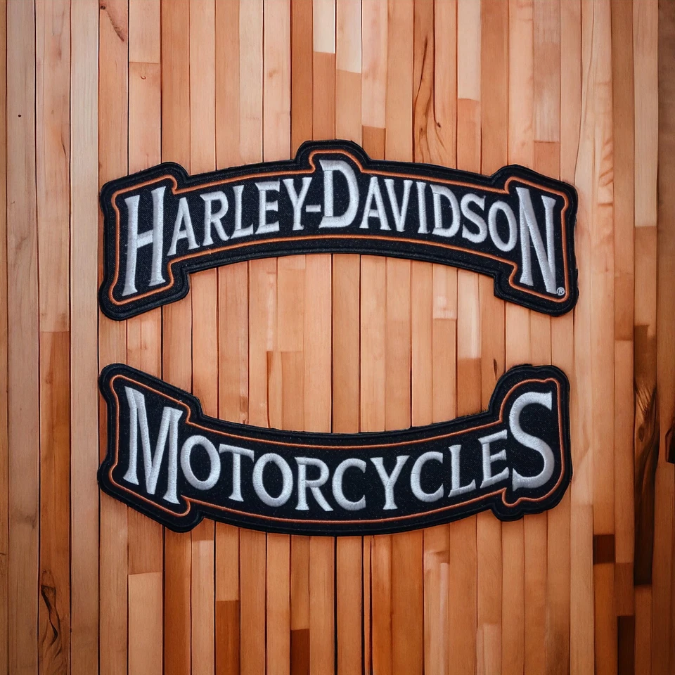 Patchs Écusson Harley-Davidson Thermocollant De 30CM Pour Les Vestes,Back Patch- - Photo 3/3