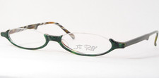 J.F. REY J584 678 Green UNIQUE RARE EYEGLASSES GLASSES FRAME 48-18-142mm France