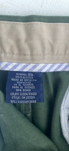 Catalina Navigator Shorts Mens 40 Hunter Pleated Front 100% AlgodonSlash Pockets - Picture 7 of 8